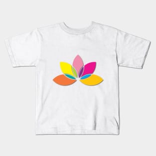 colorful flower Kids T-Shirt